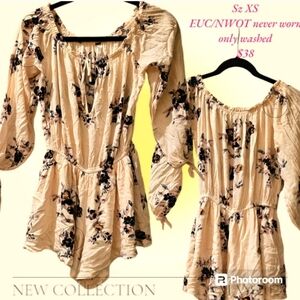 NWOT Free People romper sz XS